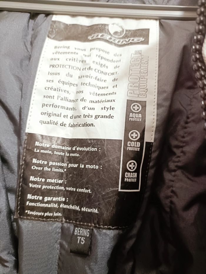 Veste doublée de moto bering - photo numéro 4