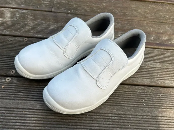 Chaussures blanches de sécurité Garsport blanche 39 parfait état - photo numéro 3