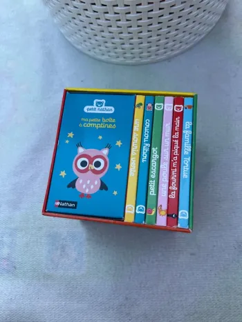 Lot de livres Ma Petite Boîte à Comptines