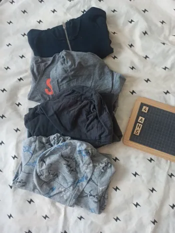 Lot gilet idéal crèche-école / taille 4 ans / tbe - be