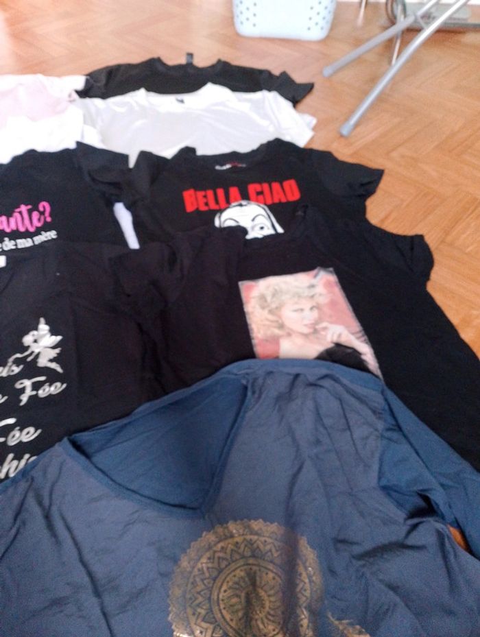 Lot de 9 t-shirts - Taille L - photo numéro 5