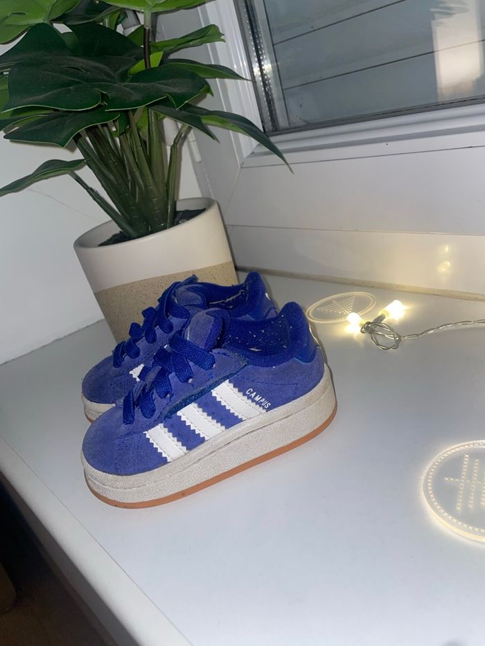 ADIDAS CAMPUS BLEU ENFANT MIXTE