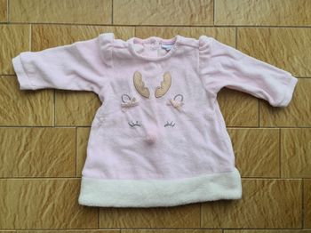 Sweat rose Fagottino / 3-6 mois