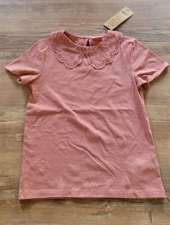 Tee-shirt col claudine