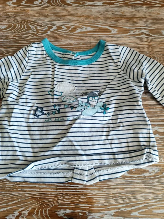 🍁 lot de 8 teeshirts manches longues taille 3 mois 🍁 - photo numéro 5