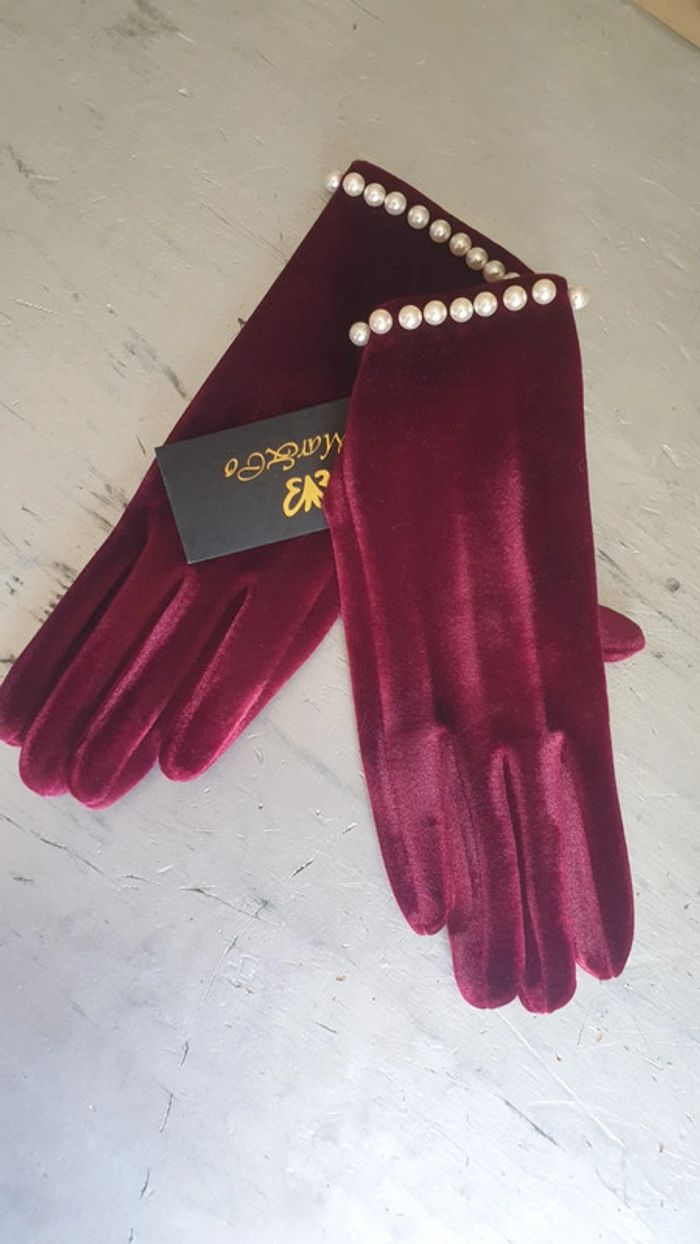 gant Femme avec perles