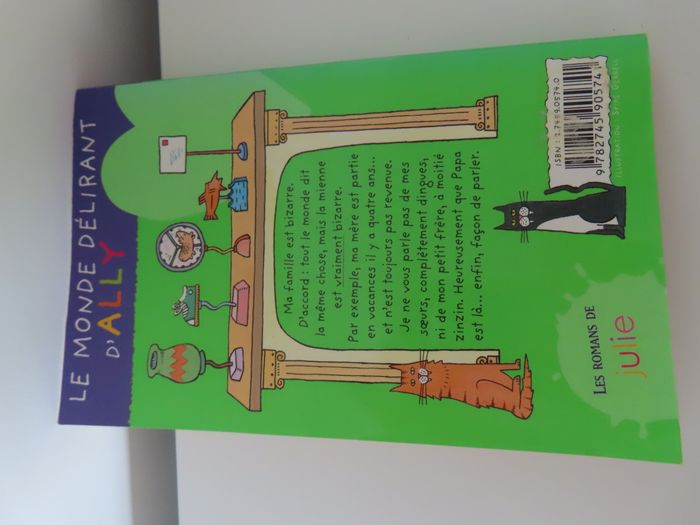 Lot livres - Le monde délirant d'Ally - Tomes 1 à 6 - photo numéro 3