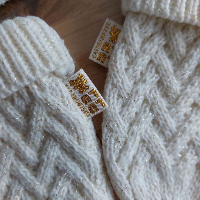 Bonnet et gants + gilet hiver fille 12mois - photo numéro 4