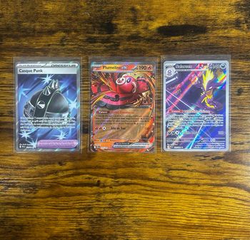 Lot de 3 cartes Pokémon ME02 Flammes Fantasmagoriques 
