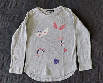 Tee shirt imprimé manches longues