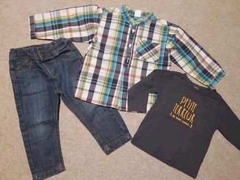 Lot de 3 articles garçon 18 mois