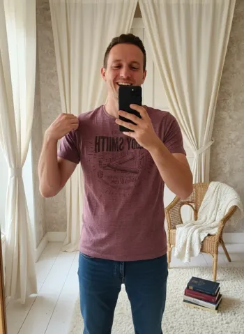 t-shirt Teddy Smith bordeaux coton