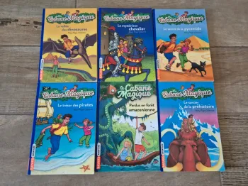 Lot de 6 livres La cabane magique n° 1 à 6