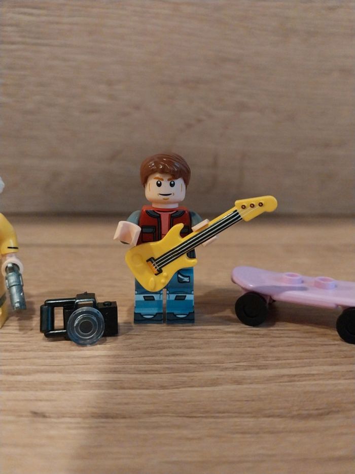 Figurines type lego Marty et Doc Retour vers le Futur - photo numéro 3