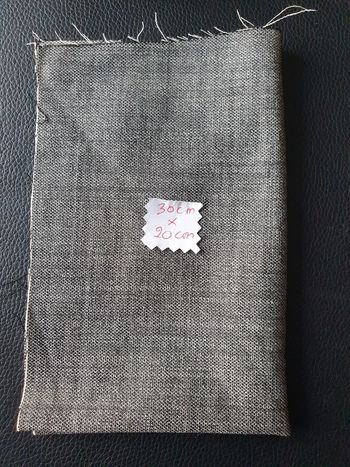 Tissu couleur jeans 30x20cm