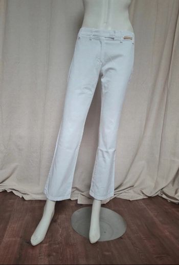 Pantalon blanc bootcut taille 36