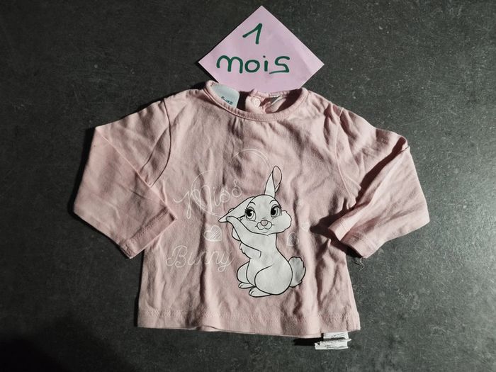 T-shirt "miss Bunny" 1 mois