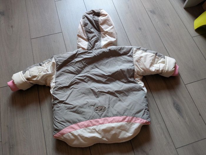Manteau veste de ski doudoune gris rose Decathlon 12 mois - photo numéro 5