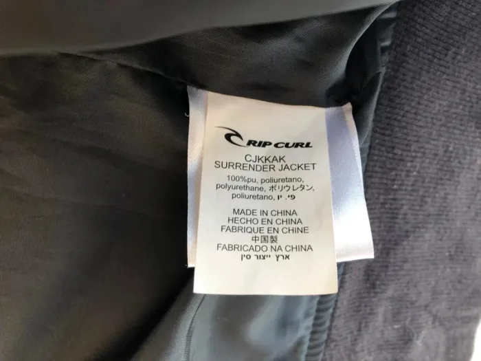 Rip Curl Perfecto jacket fake leather black Mens M - photo numéro 11