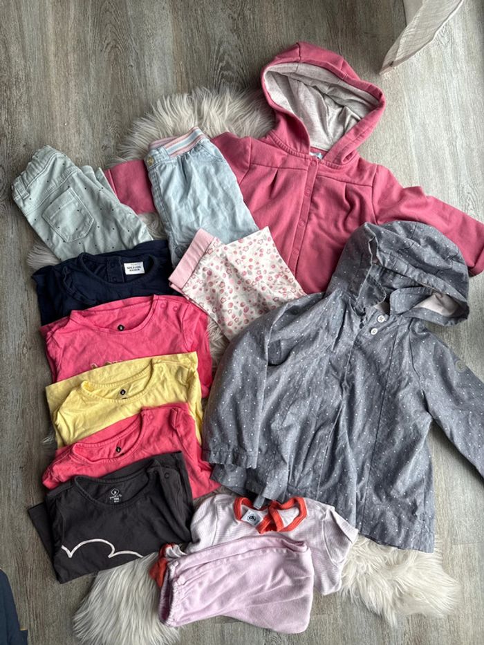 Lot de vêtements fille 18 mois