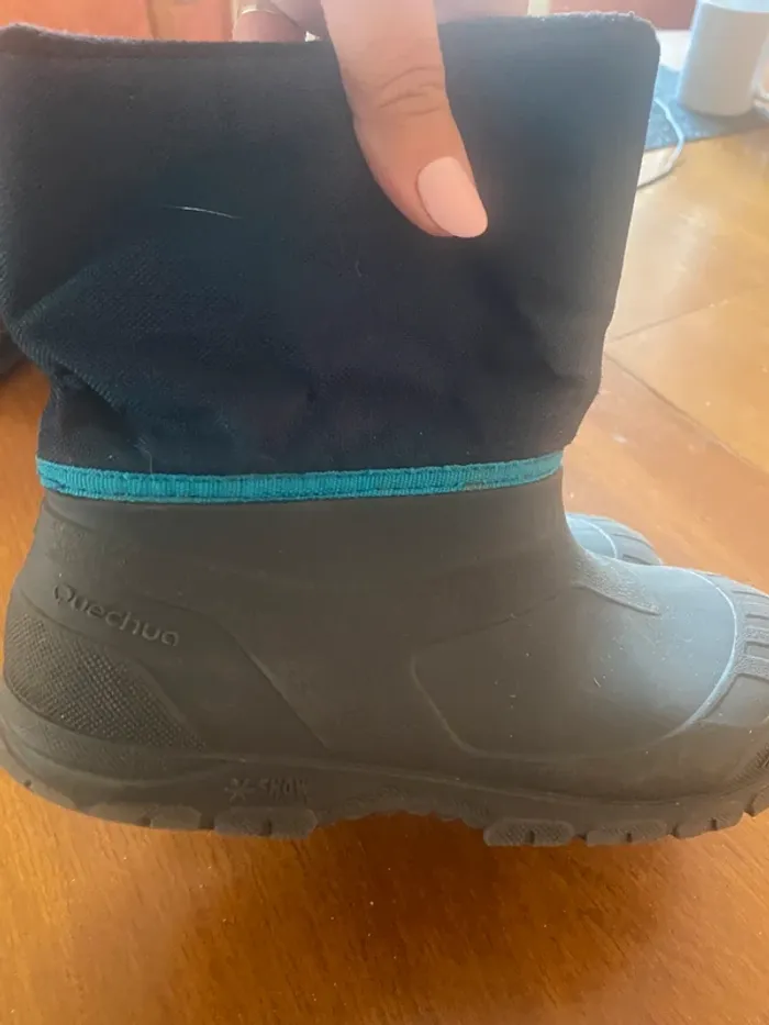 Bottines de neige Quechua – Taille 34/35 – Chaudes & imperméables - photo numéro 3