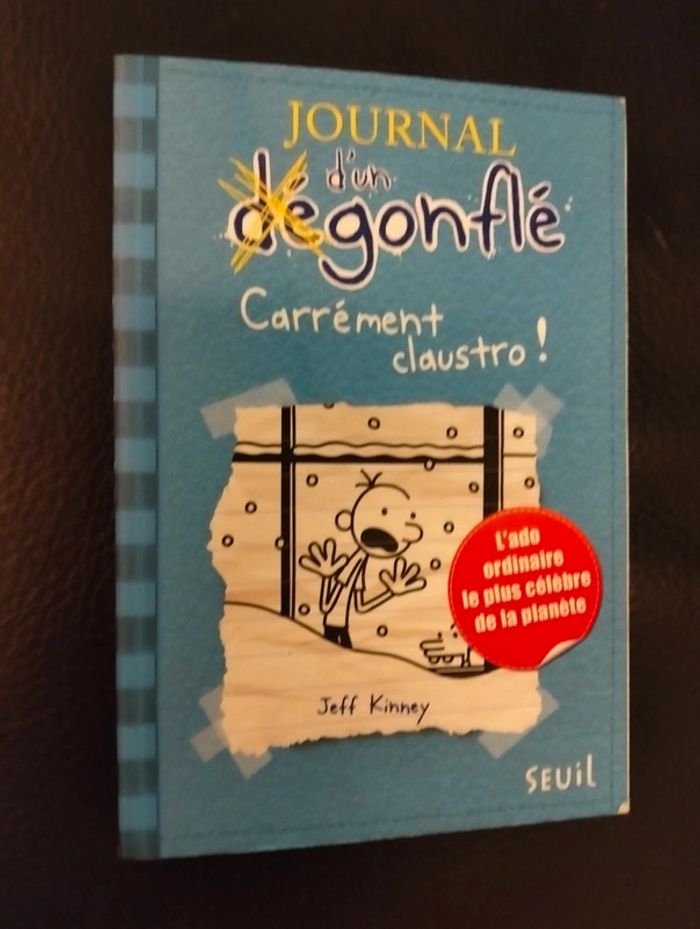 Livre Journal d'un dégonflé Carrément claustro !