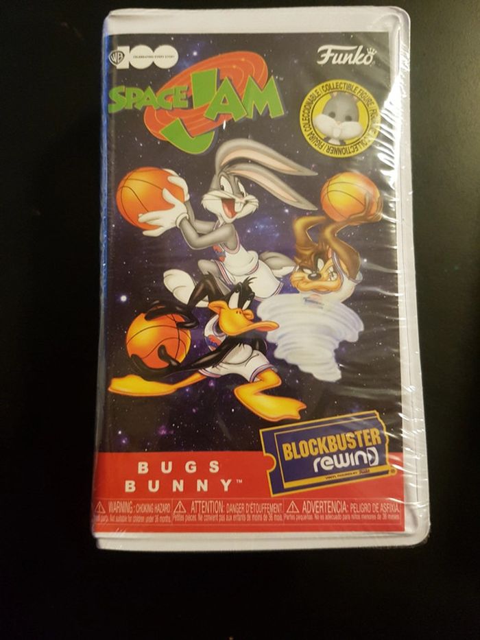 Funko pop space jam blockbuster rewind new sealed Collectible figure