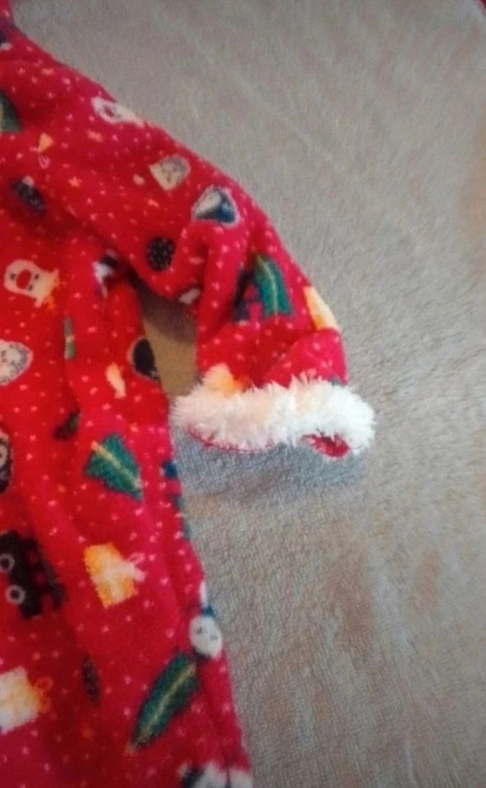 Pyjama /surpyjama mixte capuche polaire bien chaud - photo numéro 8