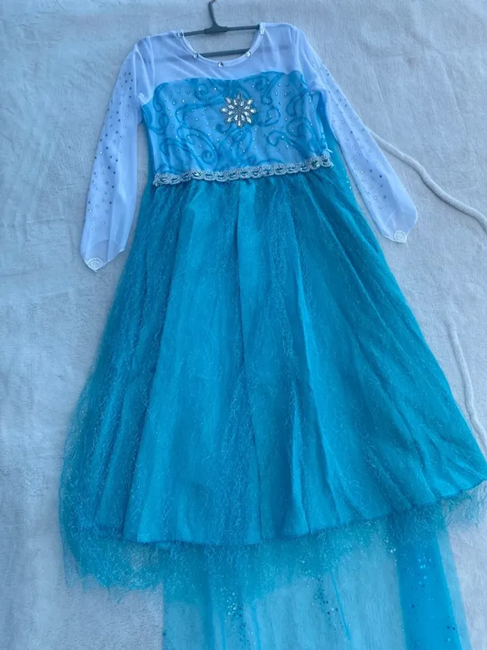 Déguisement Elsa reine des neiges carnaval fête - photo numéro 3
