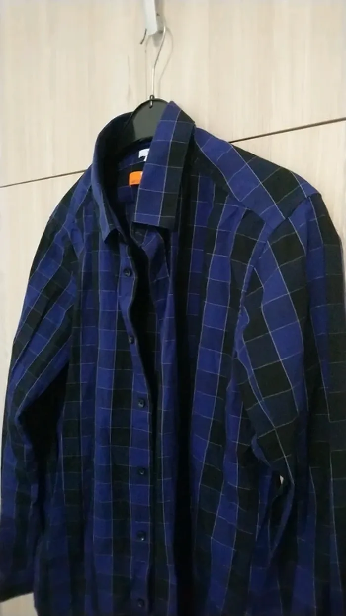 Chemise a carreaux Jules, violette et bleue 🔥 - photo numéro 4