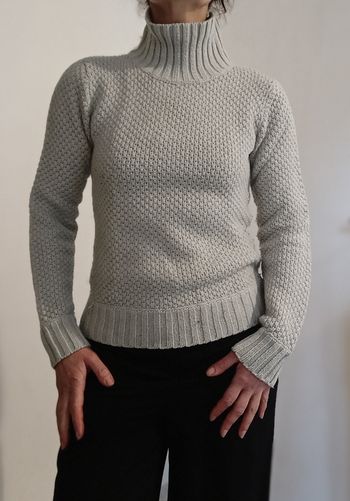 Pull d'hiver col montant ou roulé