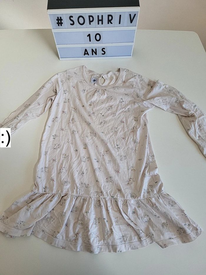 Chemise de nuit manches longues 10 ans