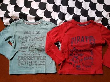 Lot de 2 tee shirts sergent major garçon 3 ans