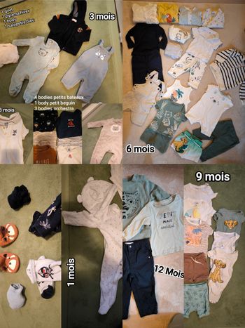 Lot garçon +40 pièces 