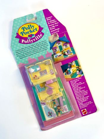 Polly pocket polyville neuf sous blister maison d’été Summer House