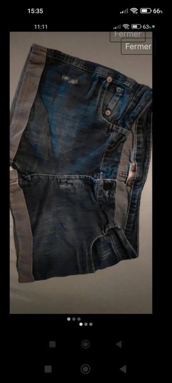 Short en jean