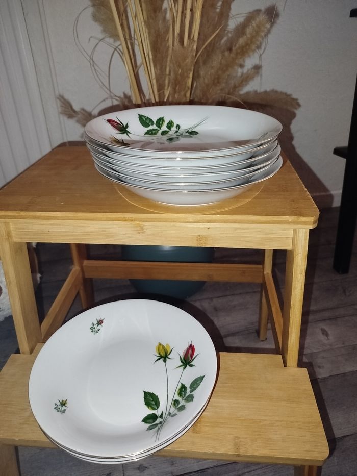 Vintage Porcelaine Winterling Marktleuthen Bavaria 10 assiettes creuses
