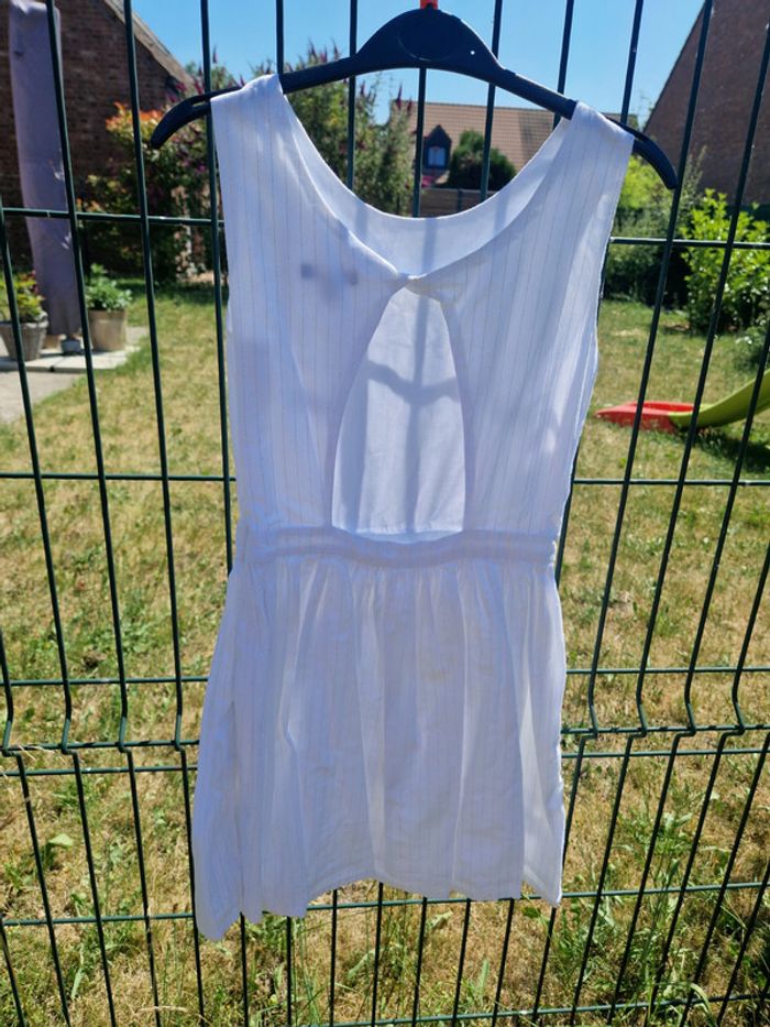 Robe blanche dos-nu Okaïdi 10 ans - photo numéro 6