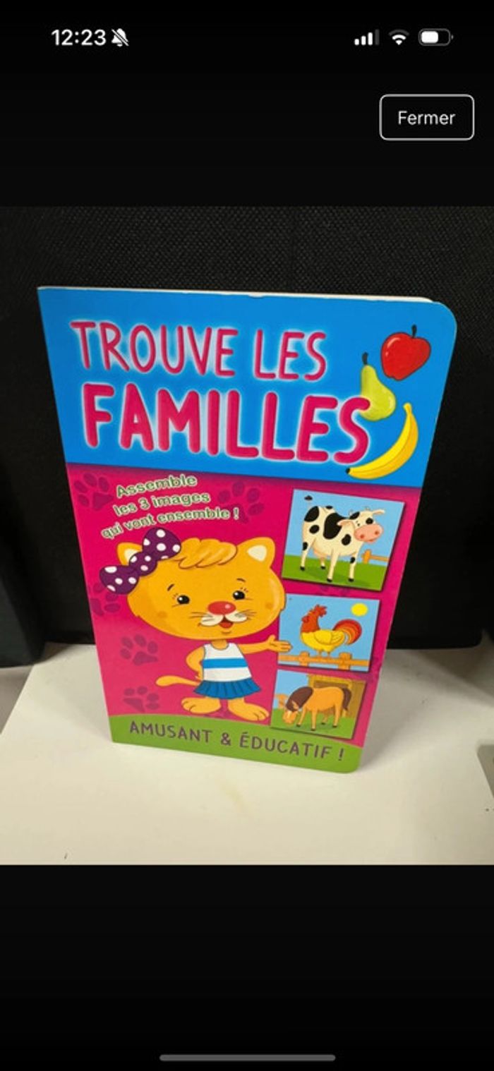 Livre trouve les familles