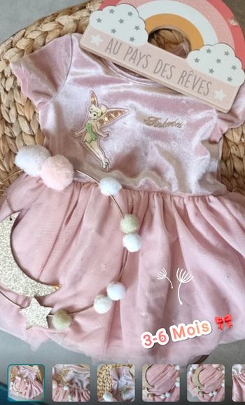 Robe Disney fée clochette 🎀 3 Mois