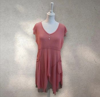 Robe en tulle fluide et légère superposée manches courtes XL