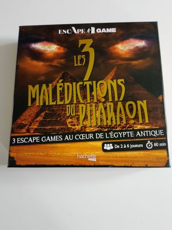 Les 3 malédictions du pharaon hachette complet 