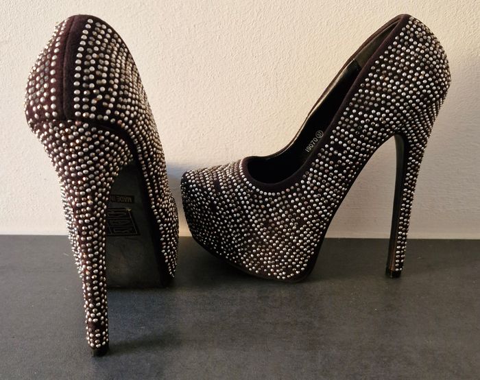 Chaussures à talons hauts strass sexy - photo numéro 5