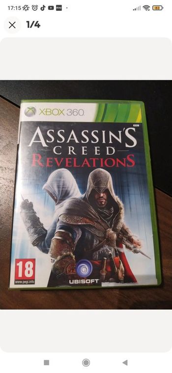 Assassin's creed révélation Xbox 360