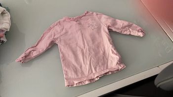 Tee shirt manches longue bébé fille 9 mois