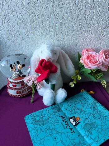 Peluche lapin amour 🧡 