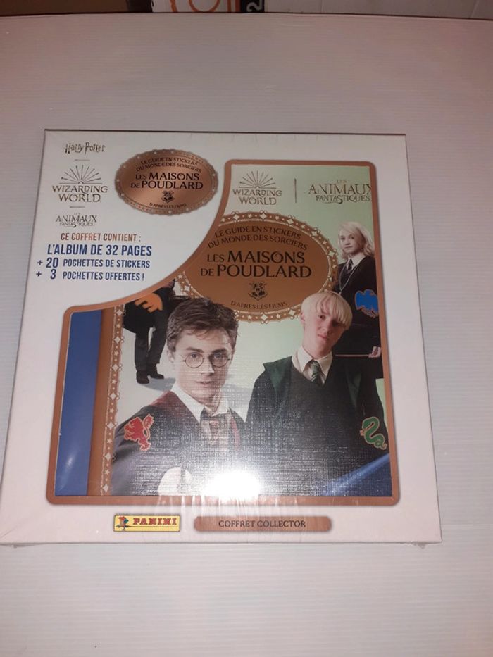 Panini collector maisons de poudlard