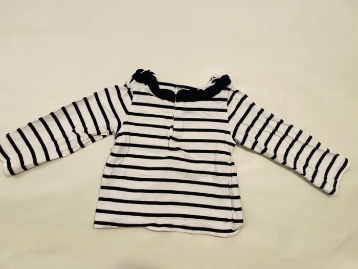 T-shirt manches longues fille 12 mois Jacadi - photo numéro 2