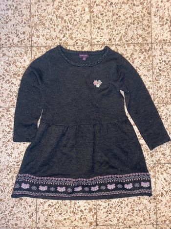 Robe hiver sergent major flocon neige fille 3 ans