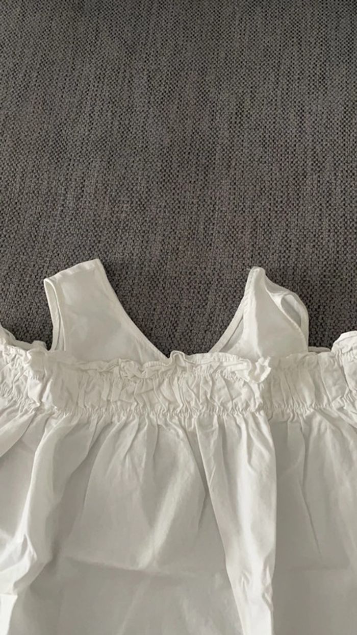 Chemisier blanc épaules apparantes - photo numéro 3